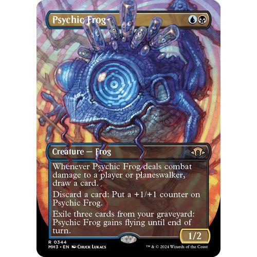 Psychic Frog (Borderless) (344) [Modern Horizons 3] - PokéBox Australia