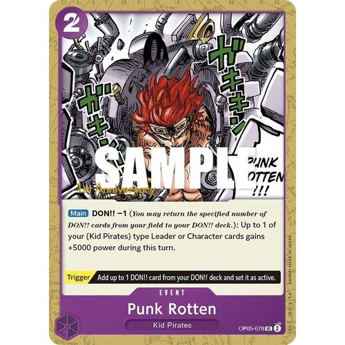 Punk Rotten (OP05 - 078) [Awakening of the New Era: 1st Anniversary Tournament Cards] - PokéBox Australia