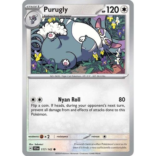 Purugly (117/142) [SV07: Stellar Crown] - PokéBox Australia