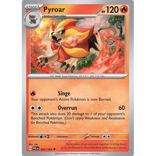 Pyroar (032/193) [SV02: Paldea Evolved] - PokéBox Australia