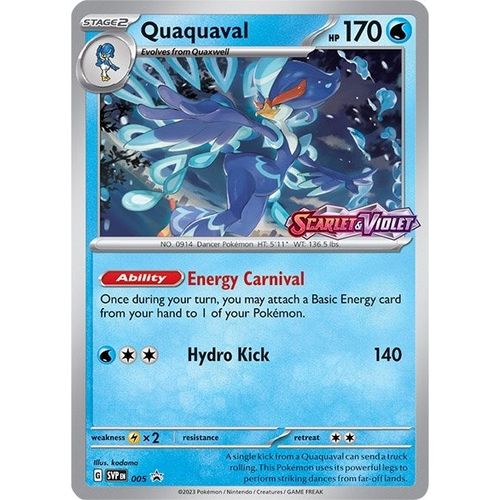 Quaquaval - 005 (Prerelease) (005) (SV: Scarlet & Violet Promo Cards) - PokéBox Australia