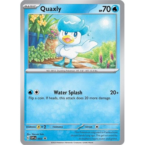 Quaxly - 003 (003) (SV: Scarlet & Violet Promo Cards) - PokéBox Australia