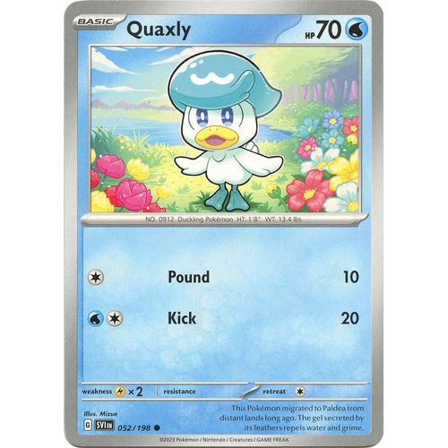 Quaxly (052/198) [SV01: Scarlet & Violet Base Set] - PokéBox Australia