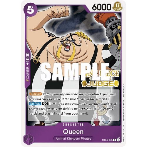 Queen (Judge Pack Vol. 2) (ST04 - 005) [One Piece Promotion Cards] - PokéBox Australia
