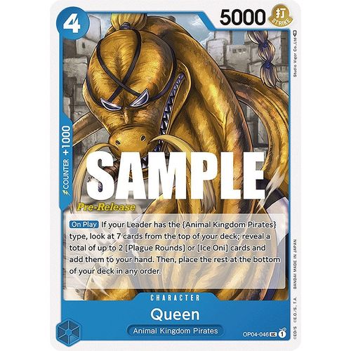 Queen (OP04 - 046) [Kingdoms of Intrigue Pre - Release Cards] - PokéBox Australia
