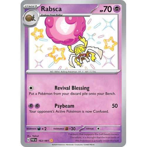 Rabsca (163/091) [SV: Paldean Fates] - PokéBox Australia