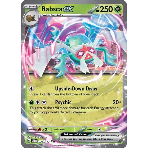 Rabsca ex (025/182) (SV10: Destined Rivals) - PokéBox Australia