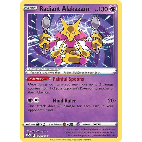 Radiant Alakazam (059/195) (SWSH12: Silver Tempest) - PokéBox Australia