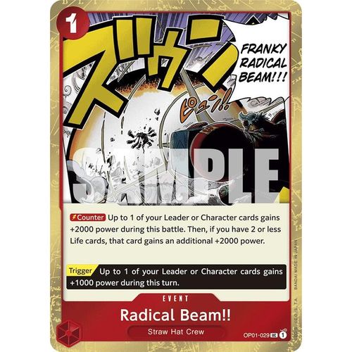 Radical Beam!! (Jolly Roger Foil) (OP01 - 029) [Premium Booster - The Best - ] - PokéBox Australia