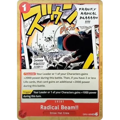 Radical Beam!! (OP01 - 029) [One Piece Demo Deck Cards] - PokéBox Australia