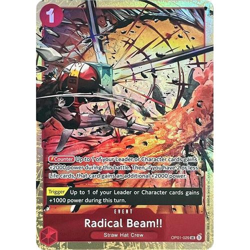 Radical Beam!! (Premium Card Collection - Best Selection Vol. 1 - ) (OP01 - 029) [One Piece Promotion Cards] - PokéBox Australia