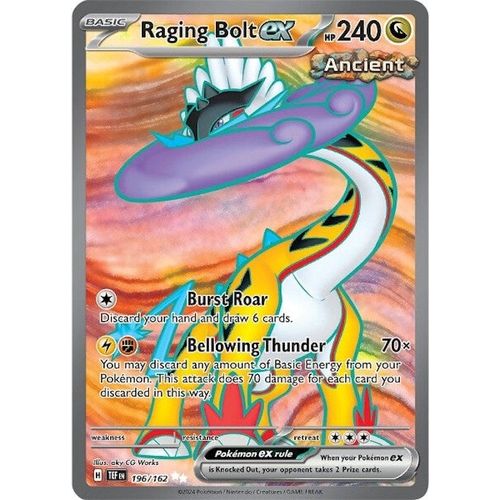 Raging Bolt ex (196/162) [SV05: Temporal Forces] - PokéBox Australia