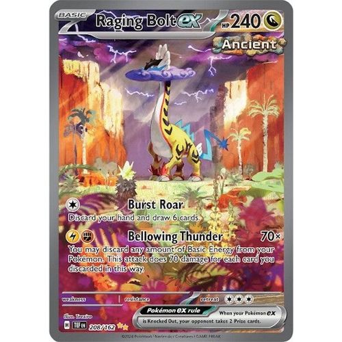 Raging Bolt ex (208/162) [SV05: Temporal Forces] - PokéBox Australia