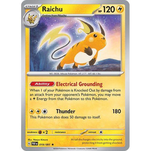 Raichu (019/091) [SV: Paldean Fates] - PokéBox Australia