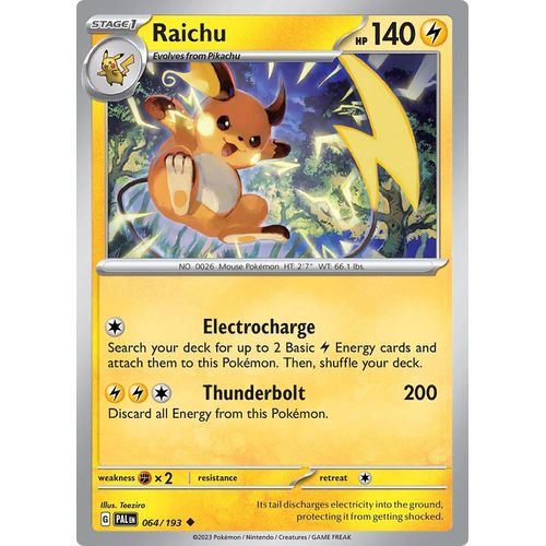 Raichu (064/193) [SV02: Paldea Evolved] - PokéBox Australia