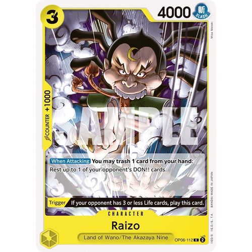 Raizo (OP06 - 112) [Wings of the Captain] - PokéBox Australia