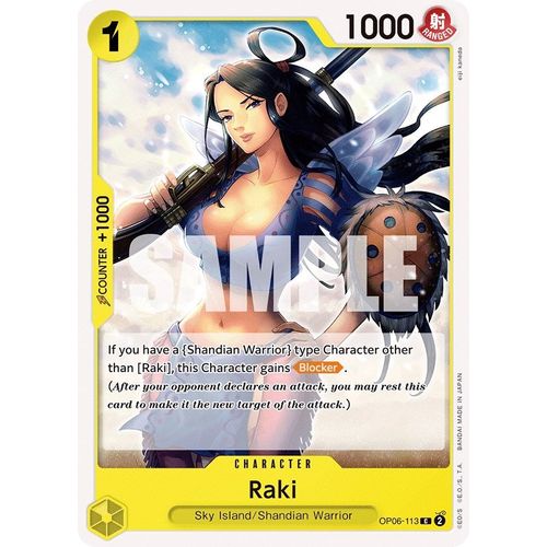 Raki (OP06 - 113) [Wings of the Captain] - PokéBox Australia