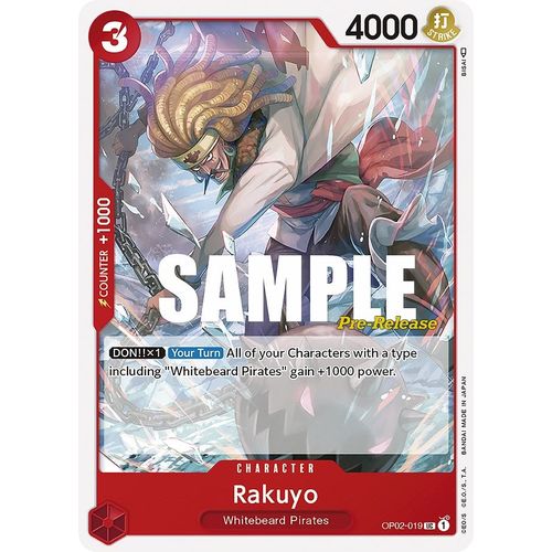 Rakuyo (OP02 - 019) [Paramount War Pre - Release Cards] - PokéBox Australia