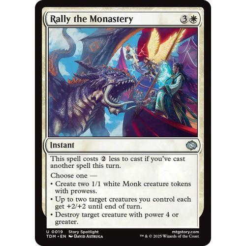 Rally the Monastery (19) [Tarkir: Dragonstorm] - PokéBox Australia