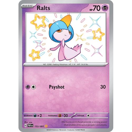Ralts (153/091) [SV: Paldean Fates] - PokéBox Australia