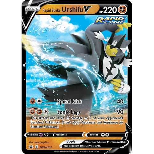 Rapid Strike Urshifu V - SWSH107 (SWSH107) (SWSH: Sword & Shield Promo Cards) - PokéBox Australia