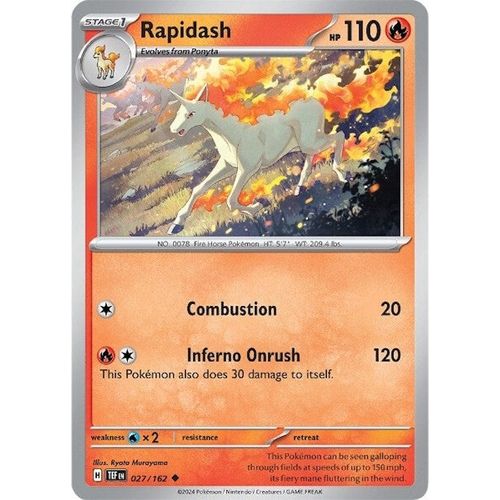 Rapidash (027/162) [SV05: Temporal Forces] - PokéBox Australia