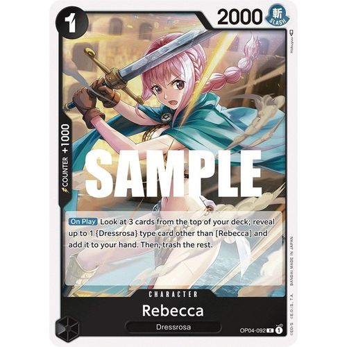 Rebecca (092) (OP04 - 092) [Kingdoms of Intrigue] - PokéBox Australia