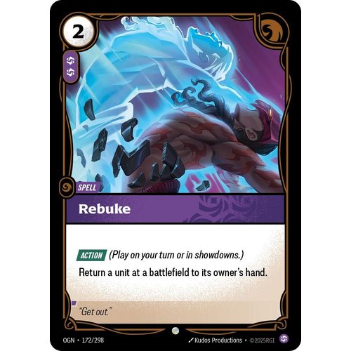Rebuke (172/298) (Origins) - PokéBox Australia
