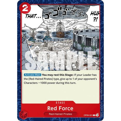 Red Force (OP09 - 021) [Emperors in the New World] - PokéBox Australia