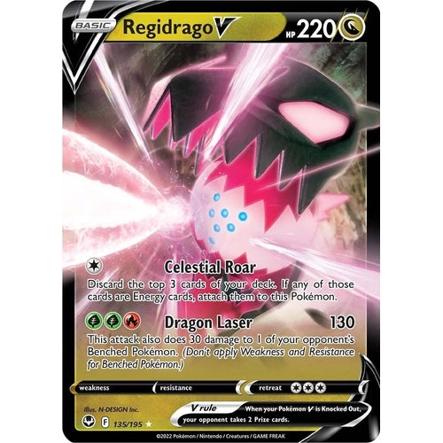 Regidrago V (135/195) (SWSH12: Silver Tempest) - PokéBox Australia