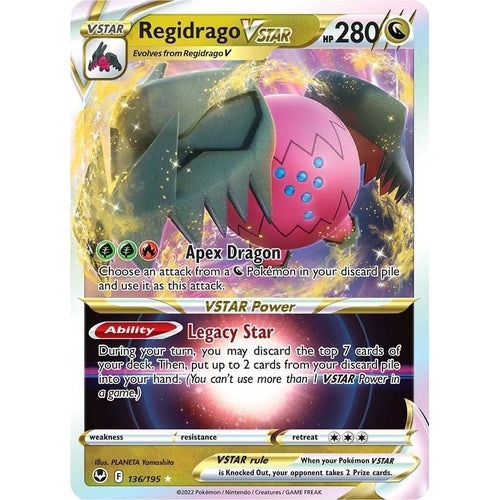 Regidrago VSTAR (136/195) (SWSH12: Silver Tempest) - PokéBox Australia