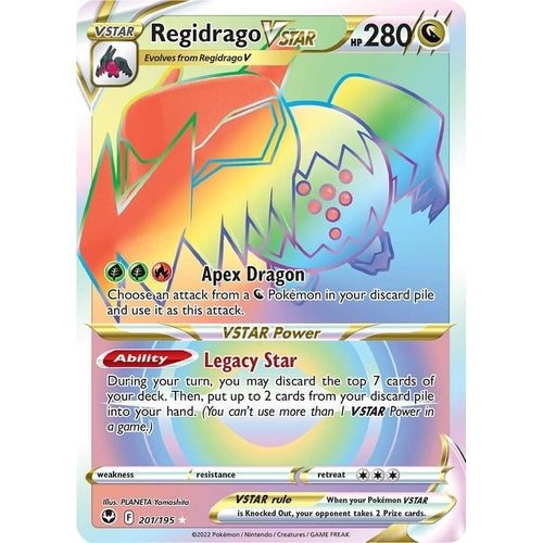 Regidrago VSTAR (Secret) (201/195) (SWSH12: Silver Tempest) - PokéBox Australia