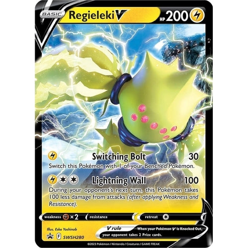 Regieleki V - SWSH280 (SWSH280) (SWSH: Sword & Shield Promo Cards) - PokéBox Australia