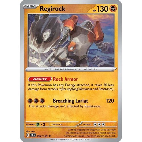 Regirock (082/159) (SV09: Journey Together) - PokéBox Australia