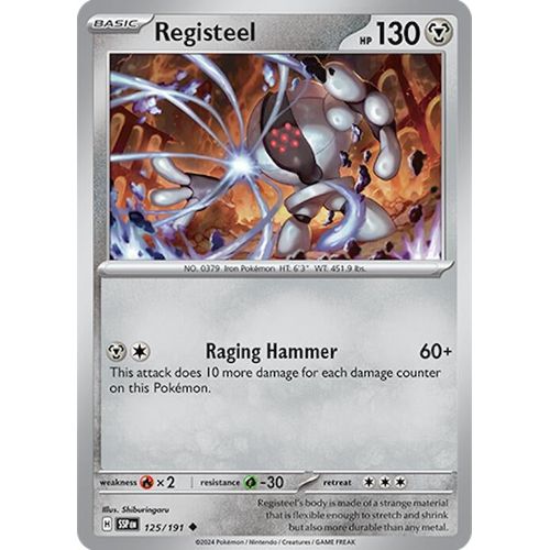 Registeel (125/191) [SV08: Surging Sparks] - PokéBox Australia