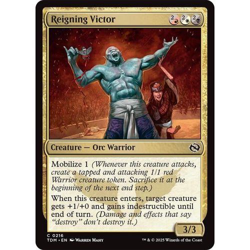 Reigning Victor (216) (Tarkir: Dragonstorm) - PokéBox Australia