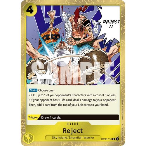 Reject (OP06 - 116) [Wings of the Captain] - PokéBox Australia