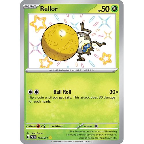 Rellor (108/091) [SV: Paldean Fates] - PokéBox Australia