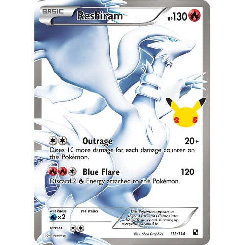 Reshiram (113/114) (Celebrations: Classic Collection) - PokéBox Australia