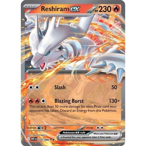 Reshiram ex (020/086) (SV: White Flare) - PokéBox Australia