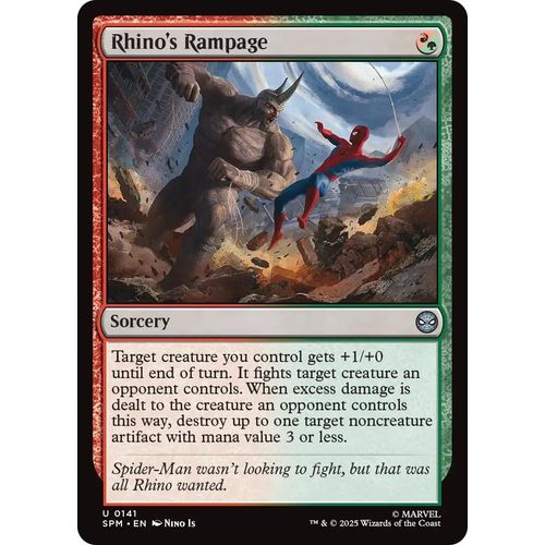 Rhino's Rampage (141) (Marvel's Spider - Man) - PokéBox Australia
