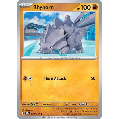 Rhyhorn (074/142) [SV07: Stellar Crown] - PokéBox Australia