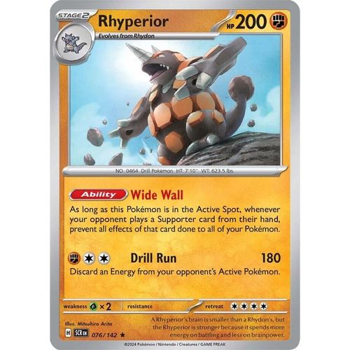 Rhyperior (076/142) [SV07: Stellar Crown] - PokéBox Australia