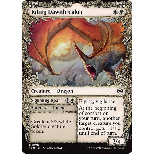 Riling Dawnbreaker (Showcase) (292) (Tarkir: Dragonstorm) - PokéBox Australia
