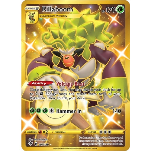 Rillaboom (Secret) (197/189) (SWSH03: Darkness Ablaze) - PokéBox Australia