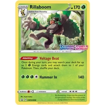 Rillaboom - SWSH006 (Prerelease) (SWSH006) (SWSH: Sword & Shield Promo Cards) - PokéBox Australia