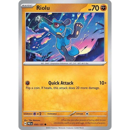 Riolu (050/131) [SV: Prismatic Evolutions] - PokéBox Australia