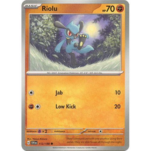Riolu (112/198) [SV01: Scarlet & Violet Base Set] - PokéBox Australia