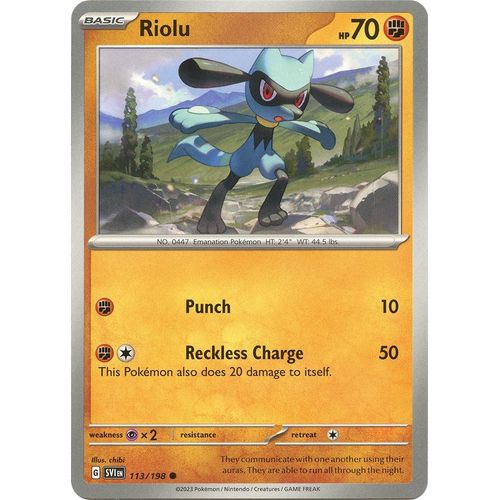 Riolu (113/198) [SV01: Scarlet & Violet Base Set] - PokéBox Australia