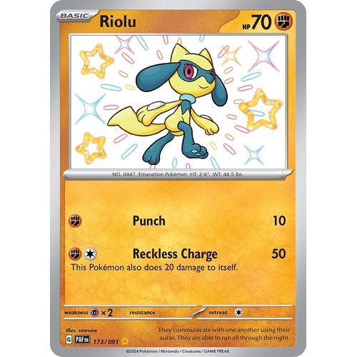 Riolu (173/091) [SV: Paldean Fates] - PokéBox Australia